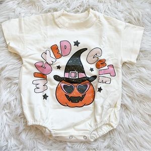 NWT “Wicked Cute” | T-shirt Bubble Romper (Toddler)